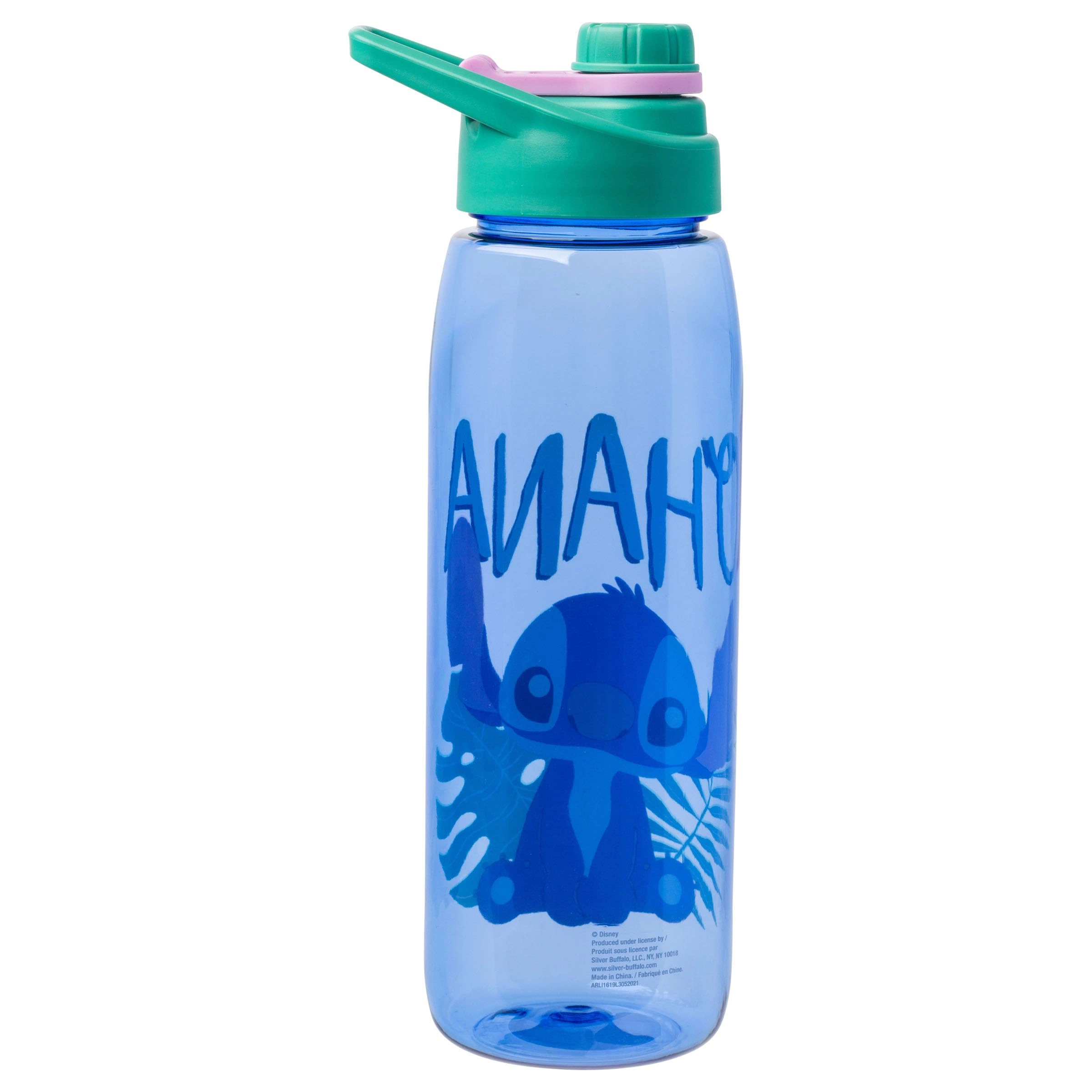 Lilo and Stitch Ohana Water Bottle - Screw Lid