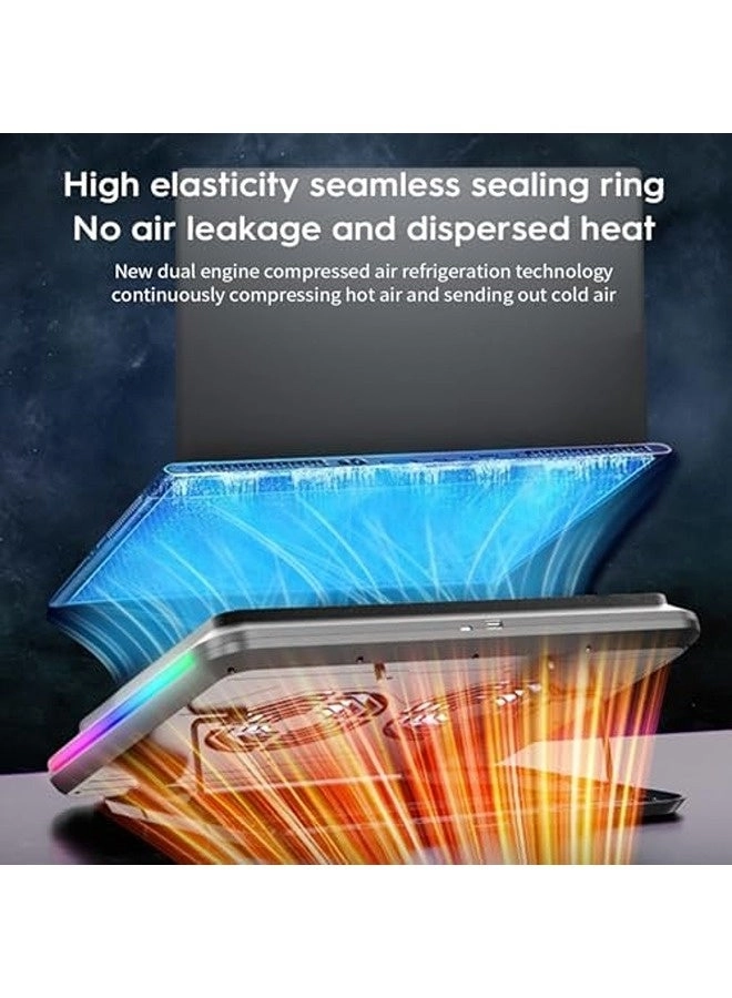 Gaming Laptop Cooling Pad - dual 14" to 17.3"