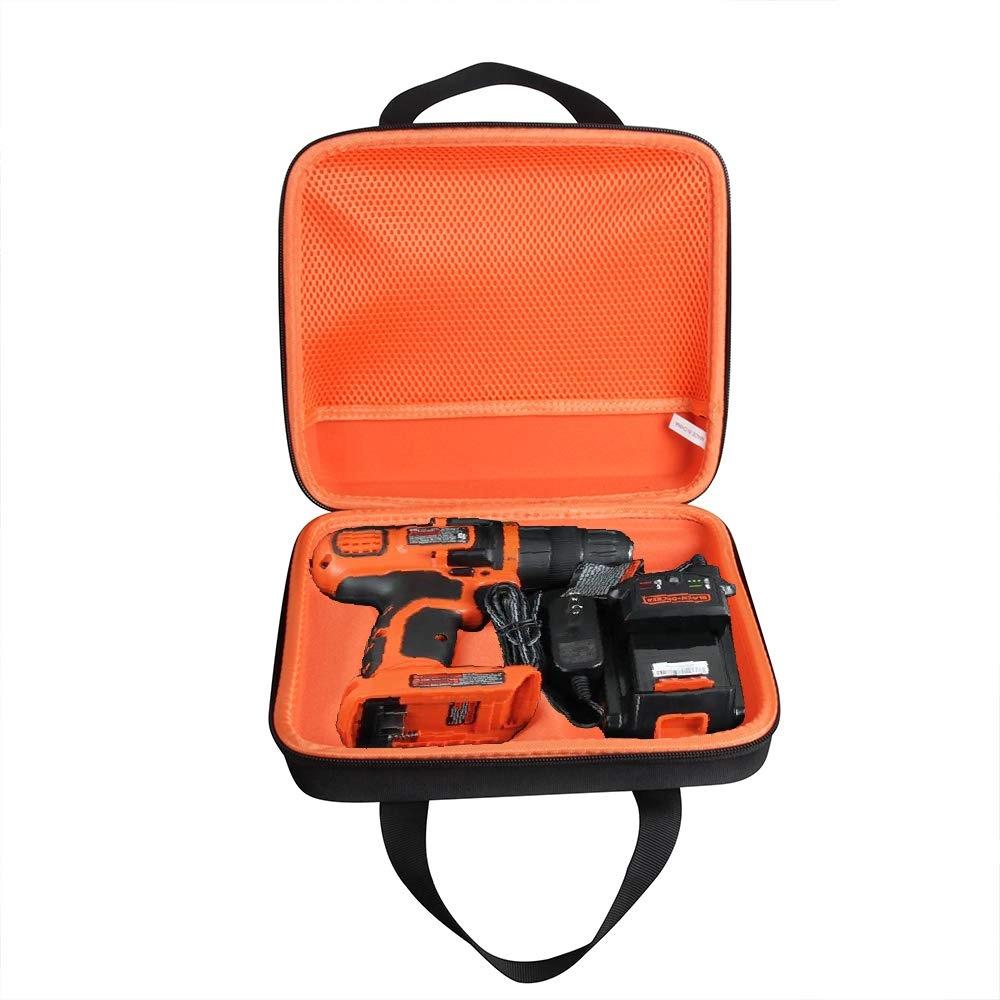 Hermitshell Travel Case for LDX120C - Black+Orange EVA