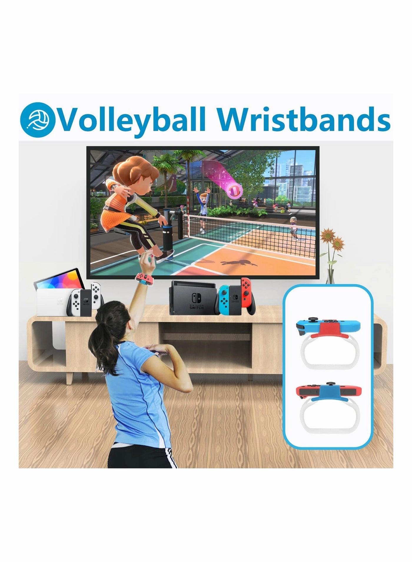 soccer leg strap + swordplay grip + volleyball wristband + bowling grip + racket - Switch Switch OLED