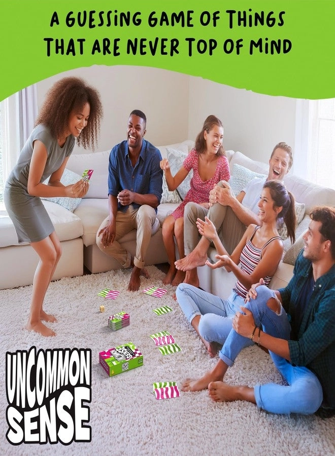 Uncommon Sense - 148 Game Cards, 1 Wooden Die, an Instruction Manual Ages 10, 11, 12 and Up