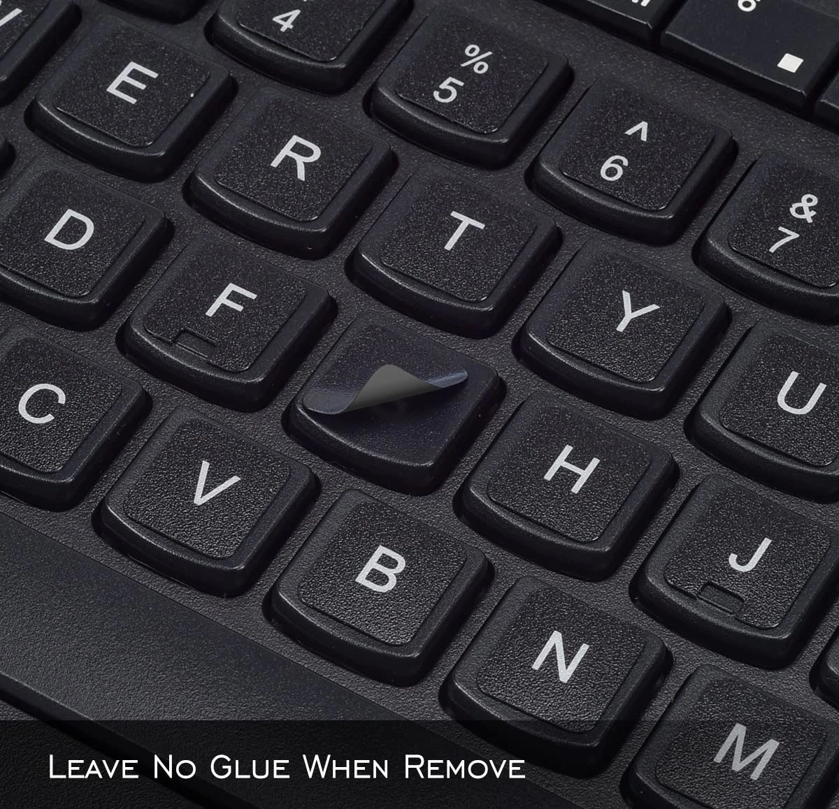 Korean Keyboard Sticker - Korean-English + Tweezers