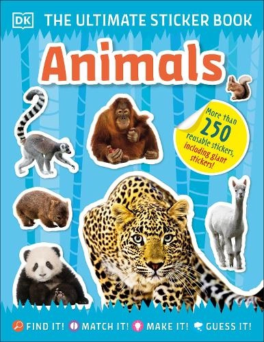 DK Animals Sticker Book Reusable 250 pcs