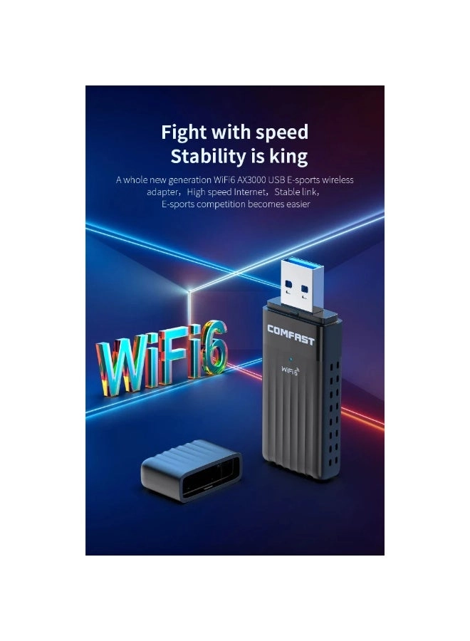 AX3000 - WiFi 6 USB3.0 Wireless