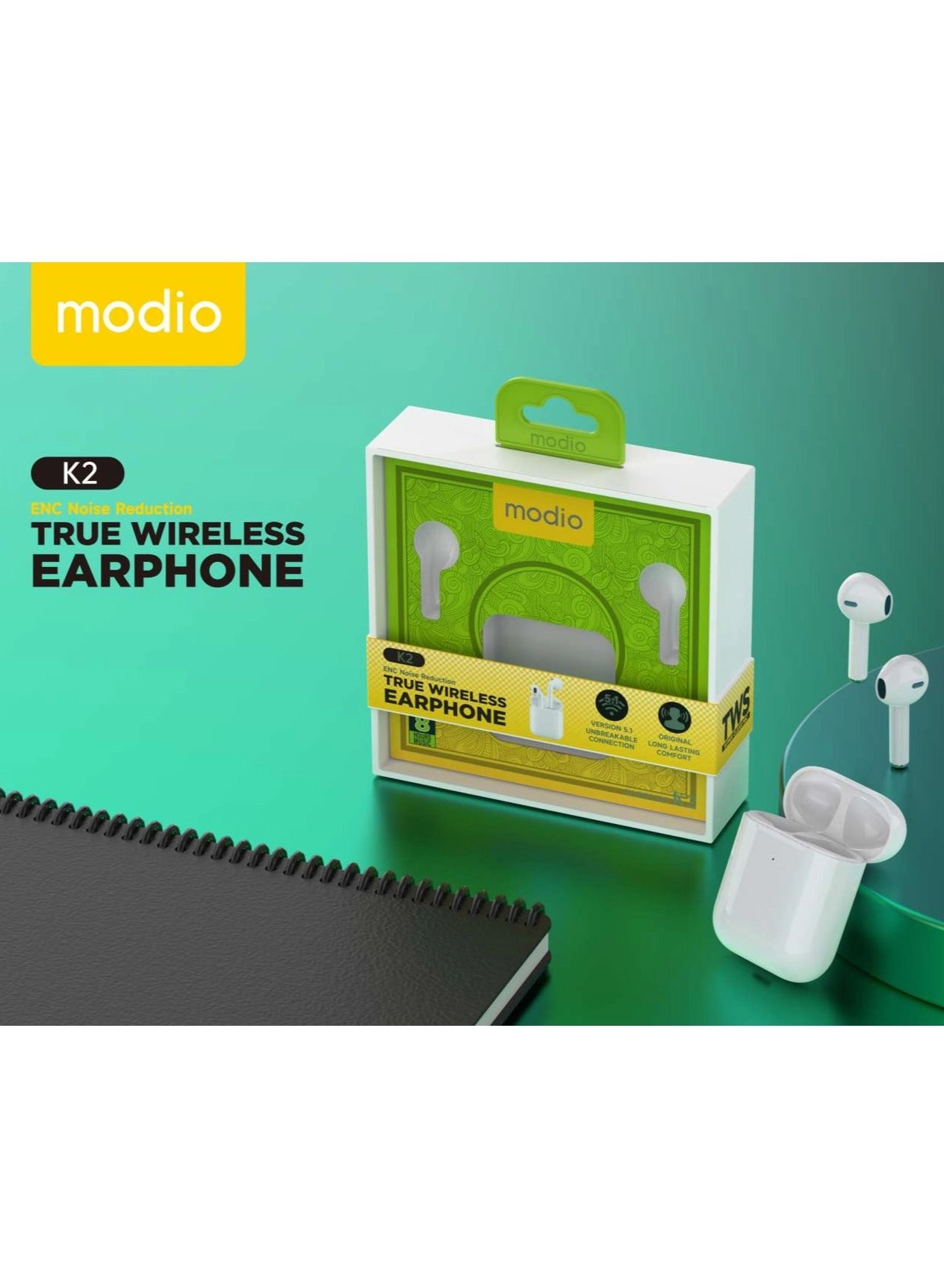 K2 True Wireless Earphones Wireless Earbud