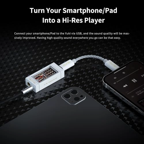 YUKI - Portable DAC Headphone Amp 32bit/768k DSD256