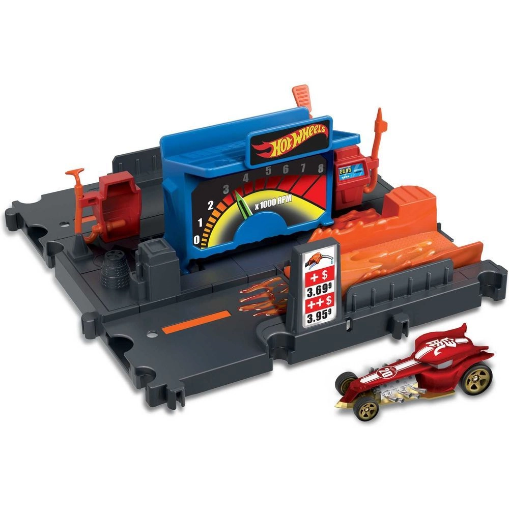 Hot Wheels City Fuel Station Shift Trackset