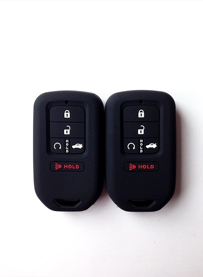 Autobase Silicone Key Fob Cover - Honda Accord Civic CR-V CRV Pilot Passport Insight EX EX-L Touring
