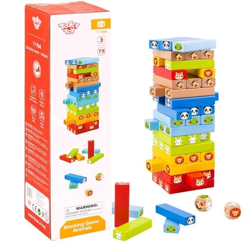 Bear Stacking Tower - Suitable for 12 months & above 7 Pcs