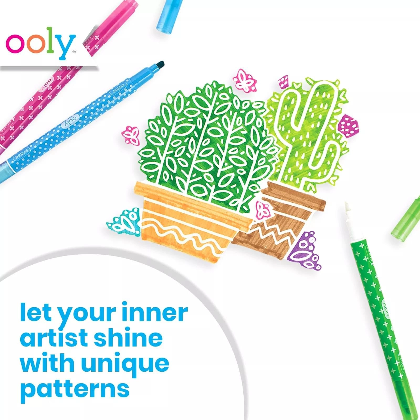 Make No Mistake Erasable Markers - Multicolor Medium