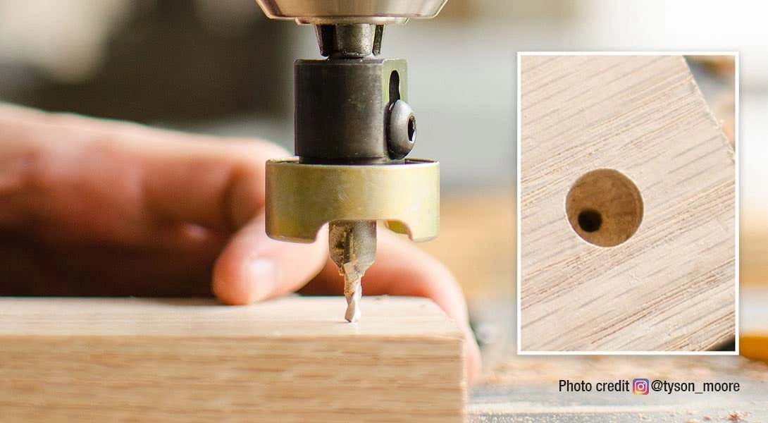 55241 - Carbide Tipped 3/8 D X 7/64 Drill D X 1/4 Inch