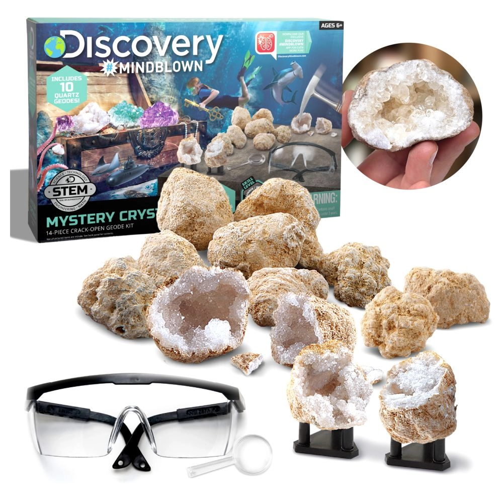 Discovery Paper Mindblown Geode Excavation Kit Geology - 8 years+ 14 pieces