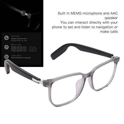 Smart Glasses - Open-Ear Bluetooth Blue Light Blocking