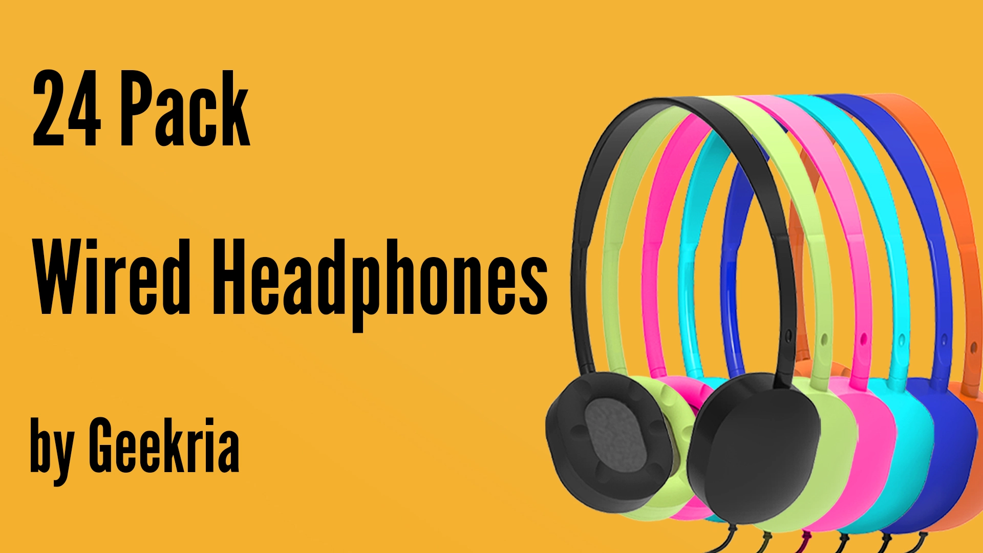 EJL25-12 Wired Headphone 24 Pack