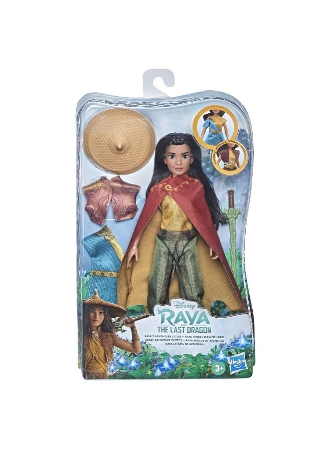 Raya Fashion Doll - 5 points of articulation long, brown hair Ages 3+