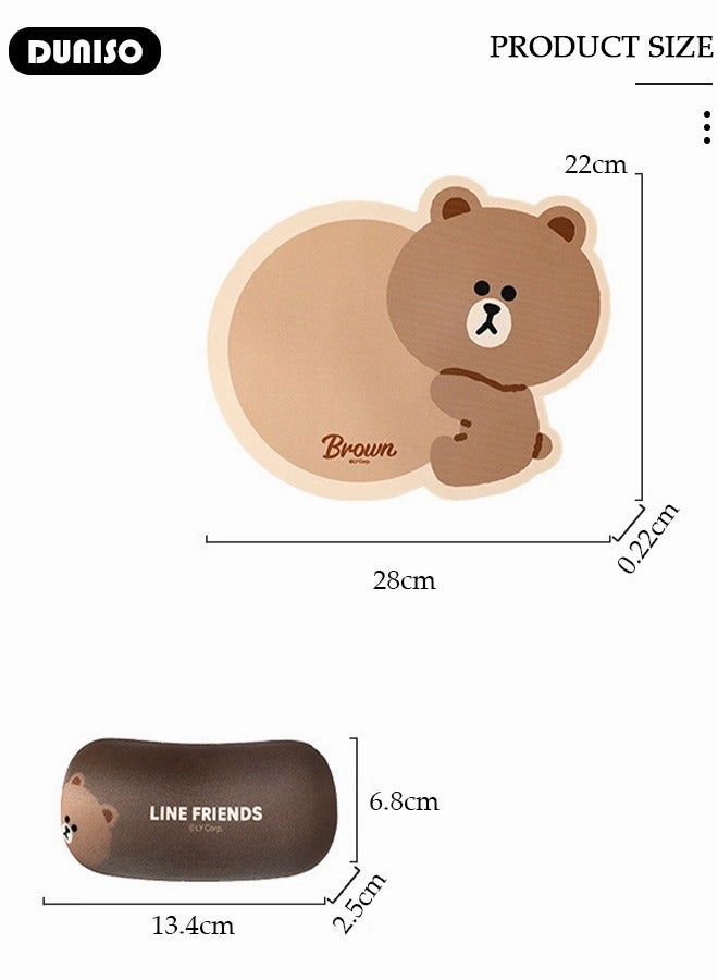 Memory Foam Ergonomic Mouse Pad