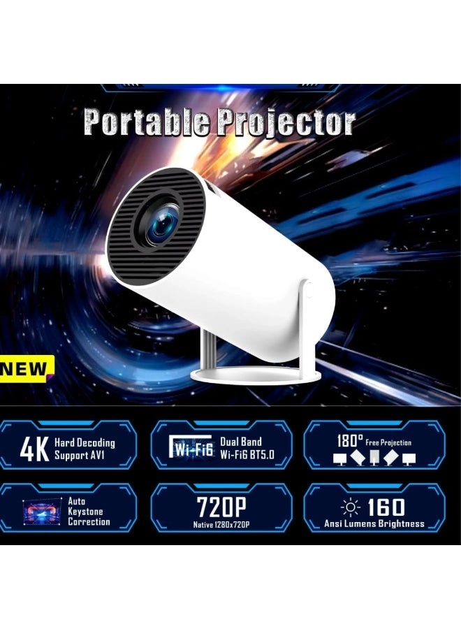 HY300 Pro Projector 4K 280 ANSI Lumens