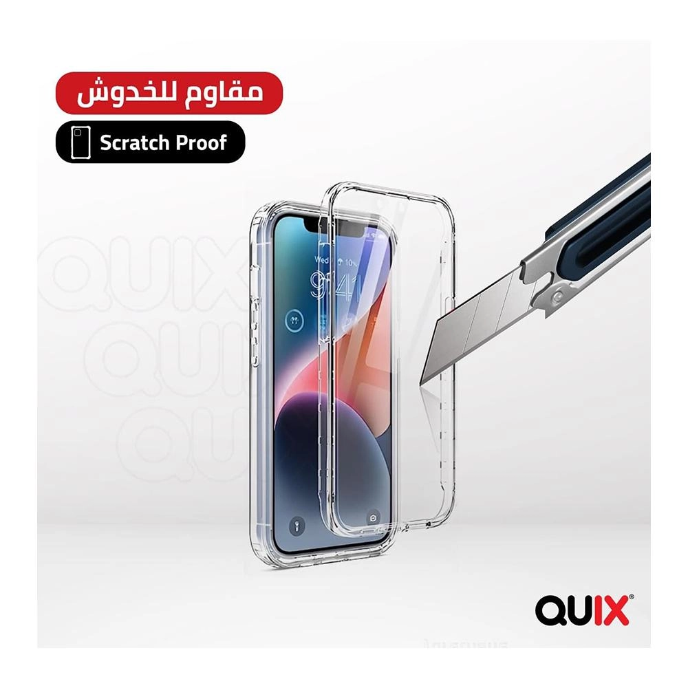 QUIX Protective Clear Case - TPU Slim-Fit for iPhone 14 Plus