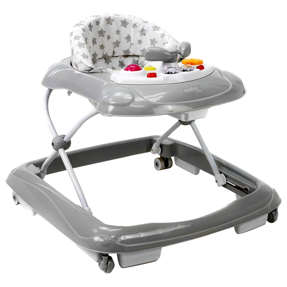 Baby Walker - Stares Light Blue 3 positions height adjustment