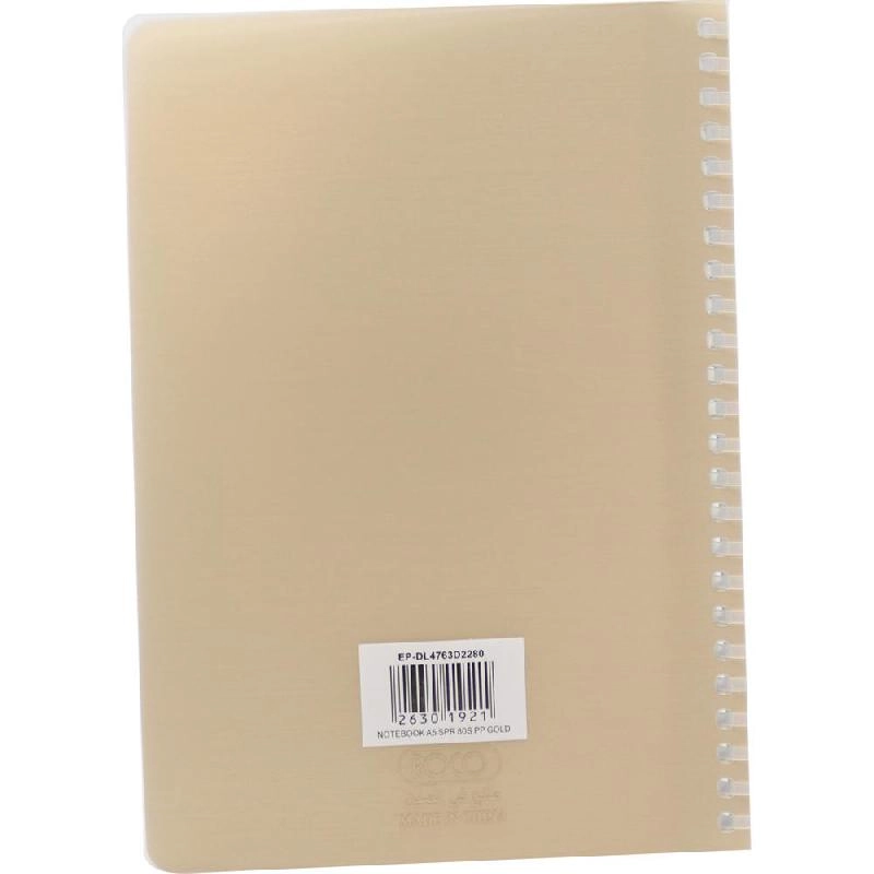 Notebook 19 X 26 cm Spiral - Grid 100 Sheets
