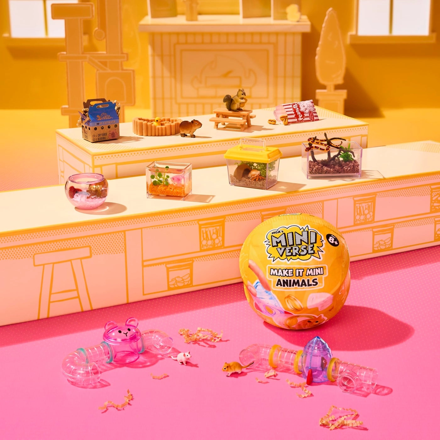 Make It Mini Animals - Mini Collectibles 8+ years 8 pcs