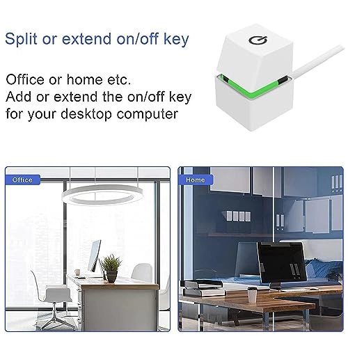 PC Power Switch - Mechanical Blue Switch Backlit Plug and Play