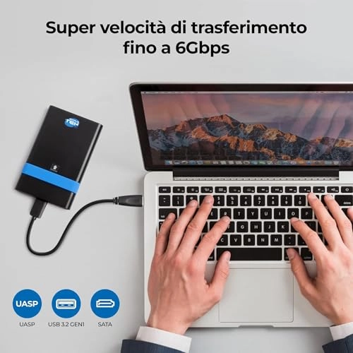 SATA III SSD - 4 TB + External Enclosure - GS-15U3