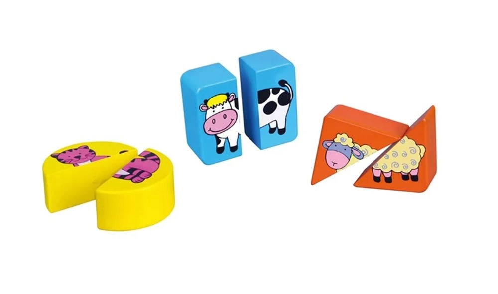 Matching Puzzle - Wild Animals - 3 + 36 pieces