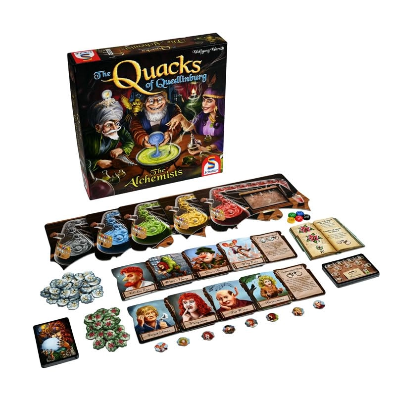 Quacks of Quedlinburg + Quacks of Quedlinburg: Herb Witches + Quacks of Quedlinburg: Alchemists