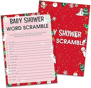 Huastatewolf Baby Shower Game Cards - 30 piece(s)