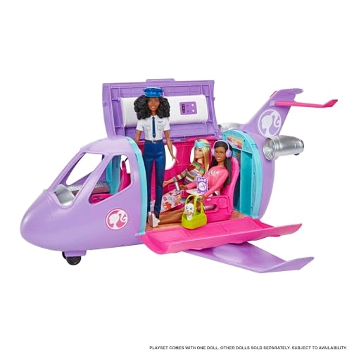 Barbie Life in the City Airplane Adventures - Pilot Doll Toy Puppy 15 Accessories Ages 3+
