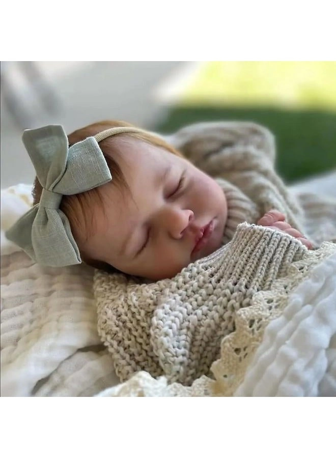 LouLou Reborn Baby Doll - 20 inches Silicone Vinyl Girl Ages 3+