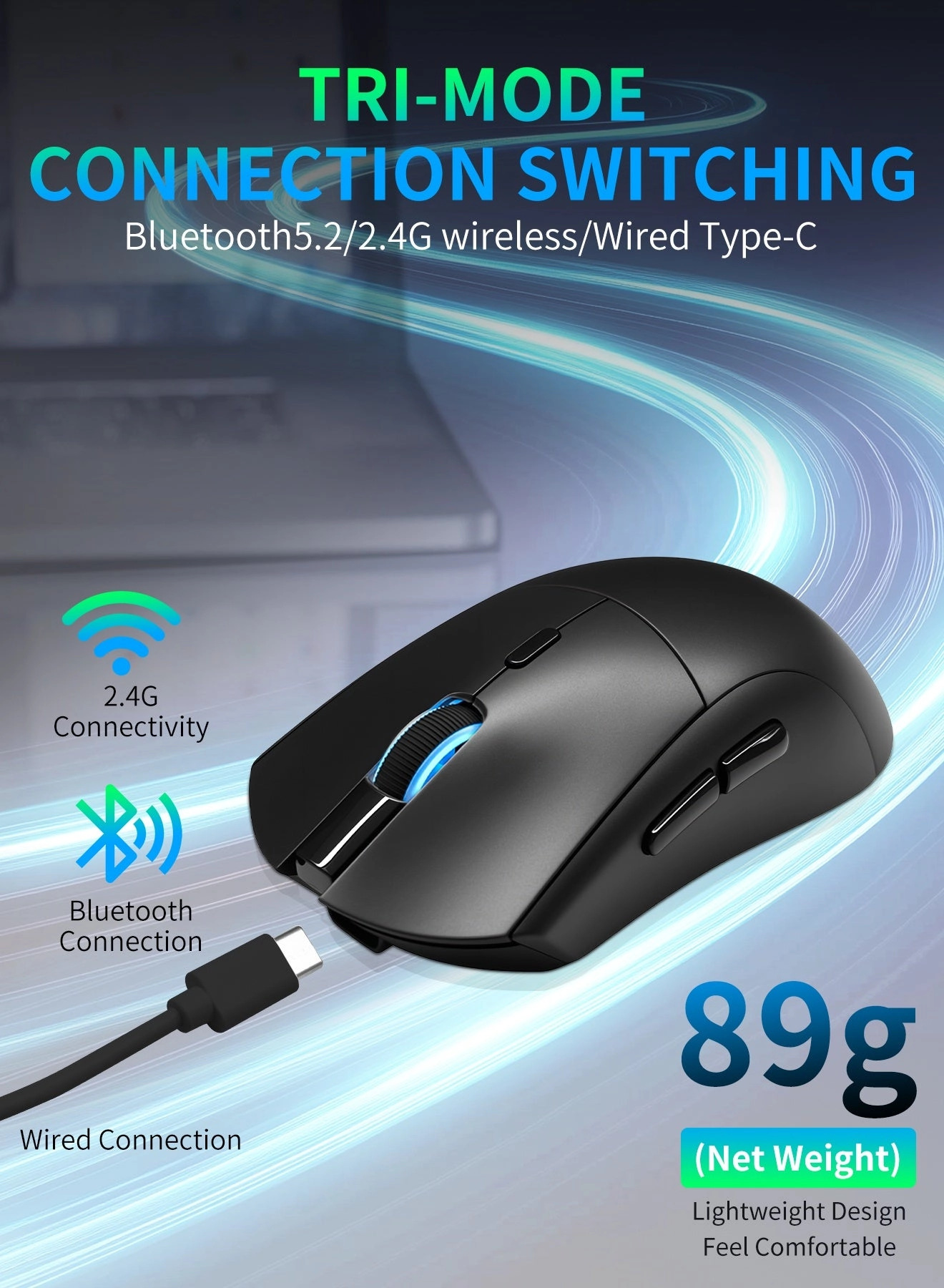 RS7 Gaming Mouse - Wireless