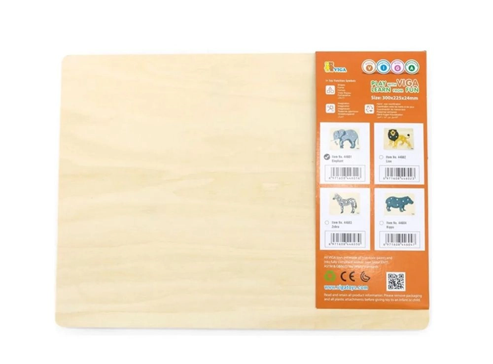 Wooden Puzzle Elephant - 3+ 9 pieces