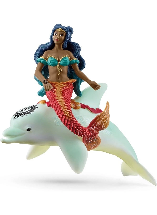 schleich Isabelle on Dolphin Toy Figurine 14.99 cm