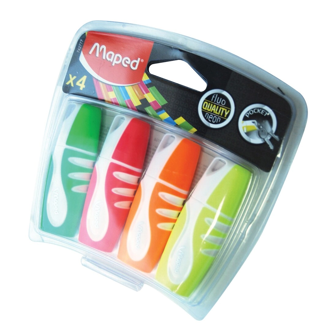 Highlighters Deepsea P - extra-soft bevelled tips