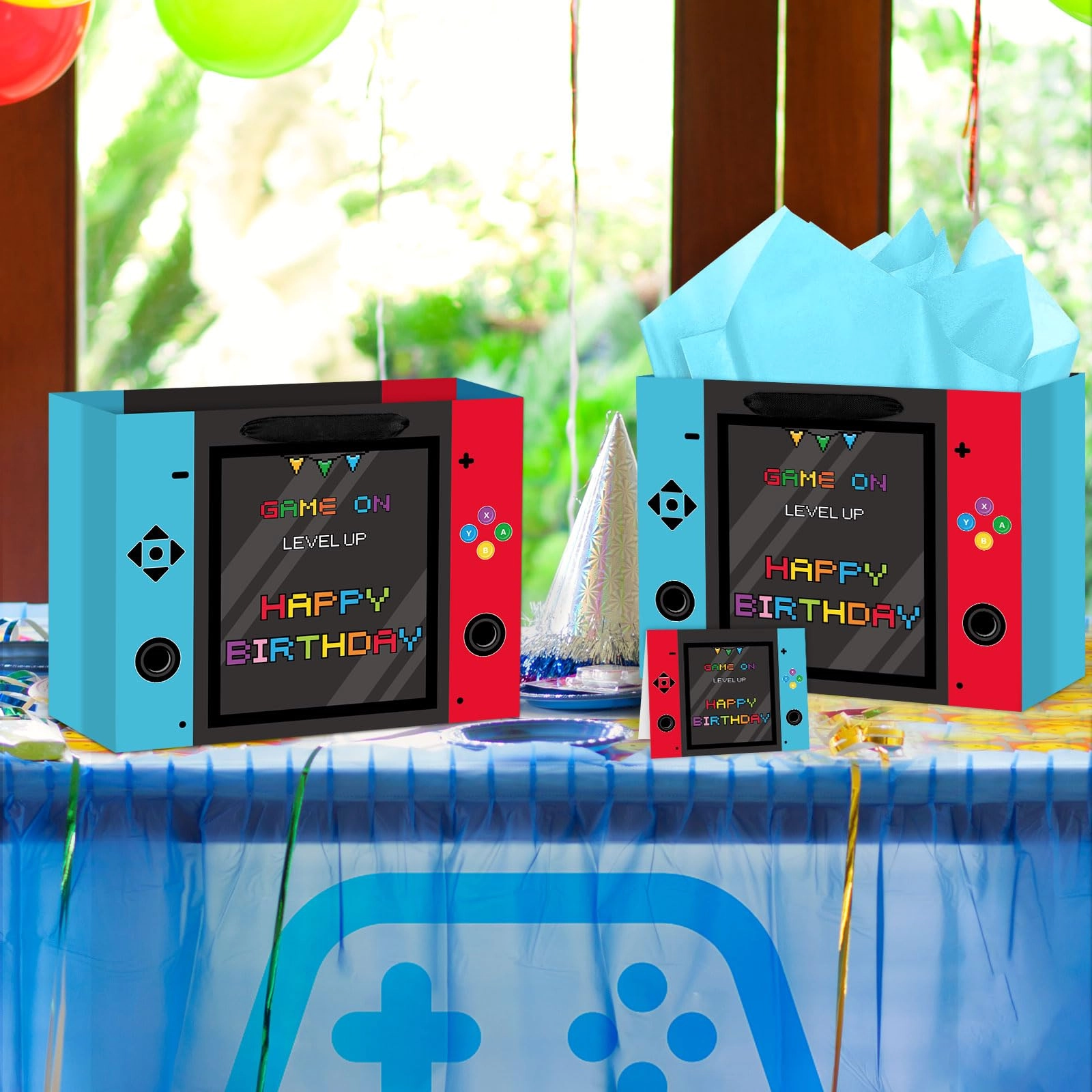 Video Game Birthday Gift Bag - 1 count Party