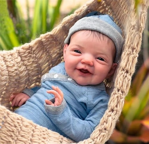 Reborn Doll - 48 cm Full-body silicone Male Ages 3+