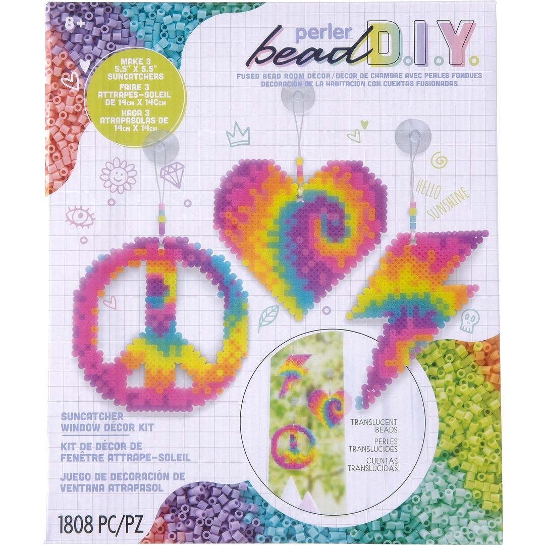 Perler Fused Bead DIY Suncatcher - 1808 Pieces