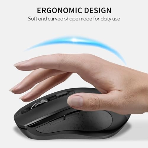 Ergonomic Optical Mouse - USB Wireless