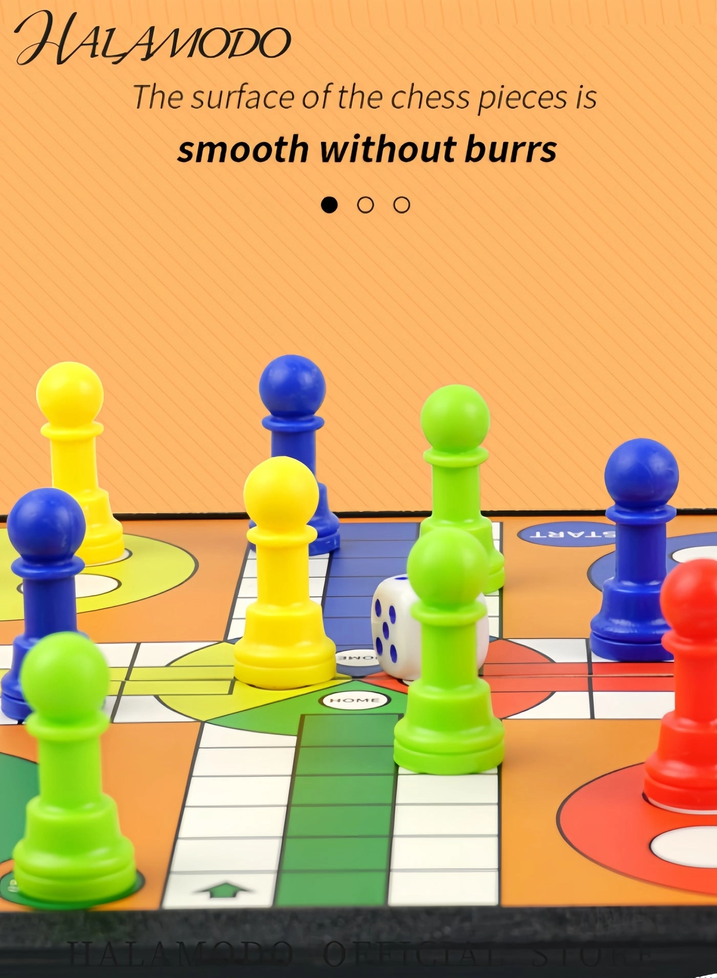 Game with Folding Board - Multicolor