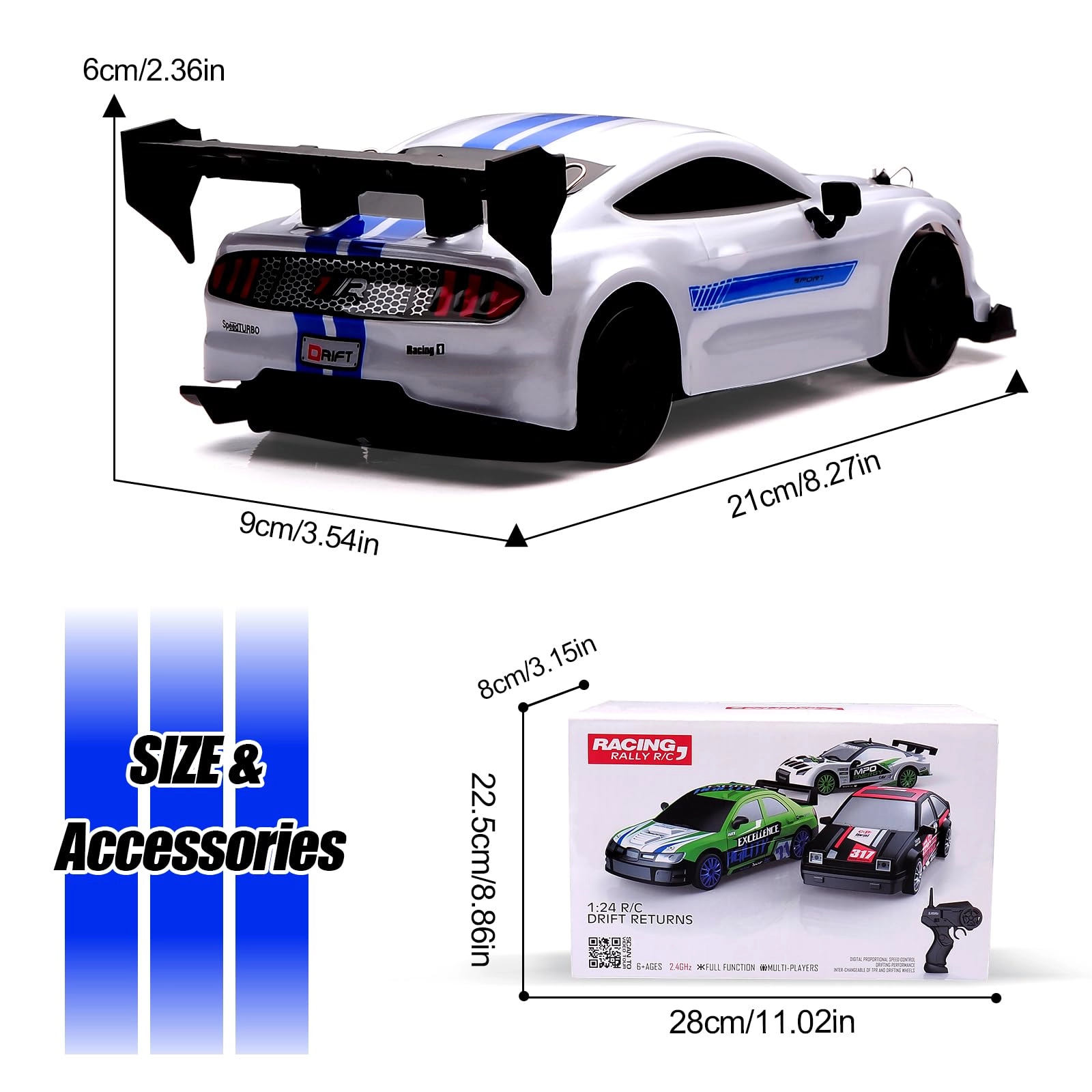 RC Drift Car - 1:24 Scale