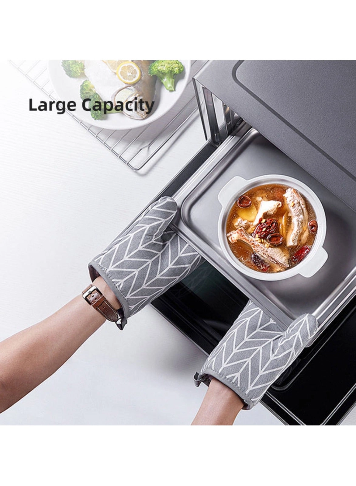 Large Capacity Electric Toaster Oven - 48L