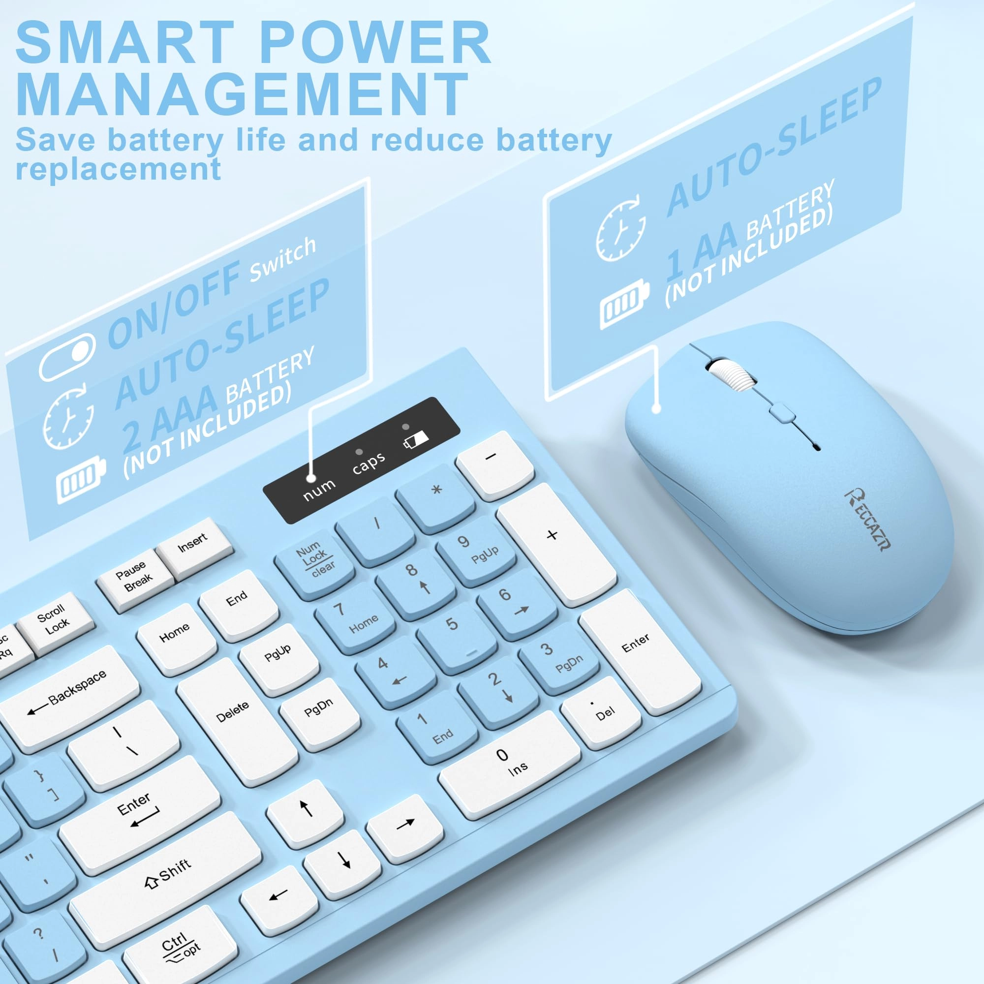 Ergonomic Wireless Keyboard - Wired