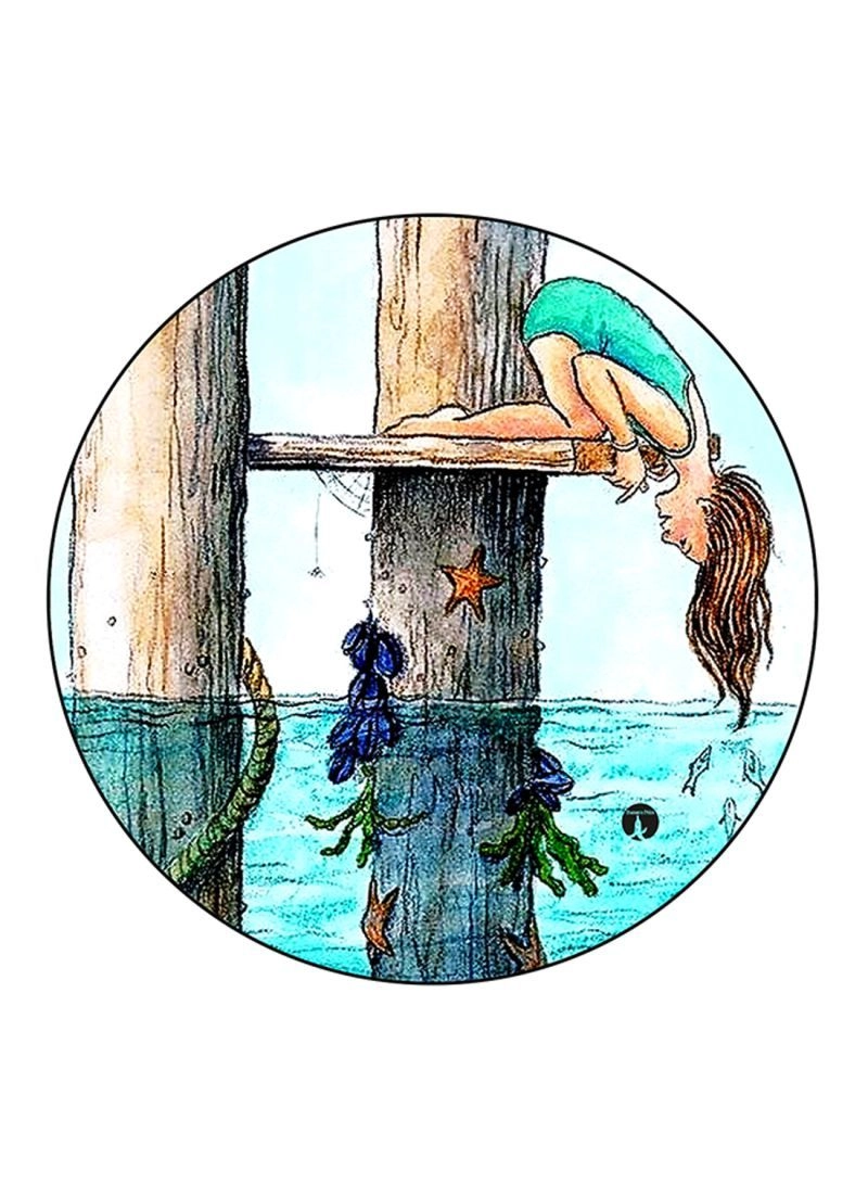 Girl Printed Mouse Pad