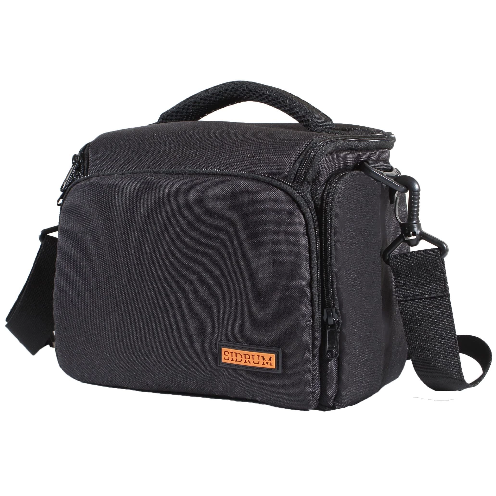 Pack Logic Solutions , #9 Sri Balaji Nagar, Puliyambedu , Thiruverkadu , chennai - 600077, contact - 9597287686, Sidrum Camera Shoulder Bag Case - 25L x 15W x 25H Centimeters Compatible for Nikon, Canon, Sony Mirrorless Cameras Briefcases