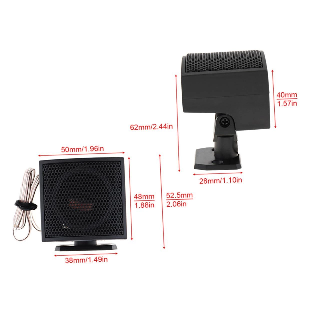 Car Audio Tweeter Speaker - 2 Pack 500W