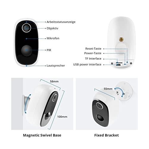 Solar Security Camera 1080P