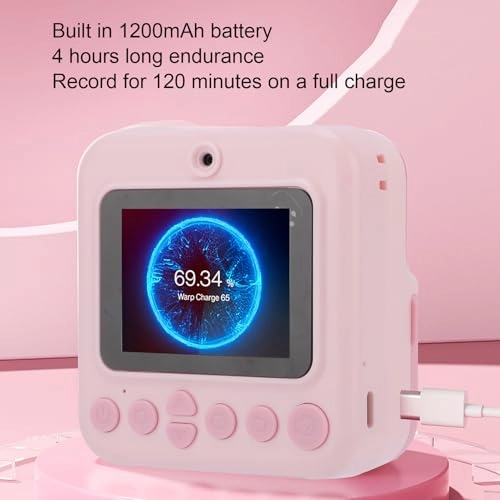 Instant Print Camera - 48MP 1080P 6X Zoom