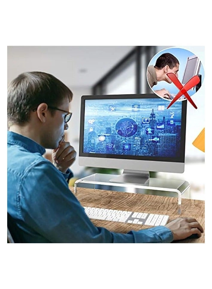 Clear Computer Stand